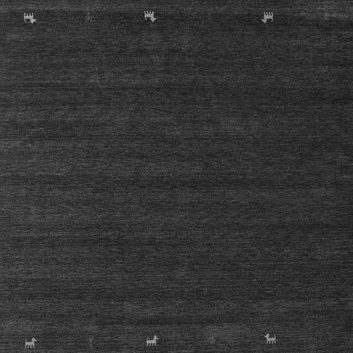 Serging Thickness of Machine Washable Abstract Gray Contemporary Rug, wshcon888gry