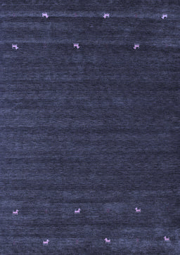 Abstract Blue Contemporary Rug, con888blu