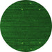 Machine Washable Abstract Green Contemporary Area Rugs, wshcon888grn