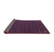 Sideview of Abstract Purple Contemporary Rug, con888pur