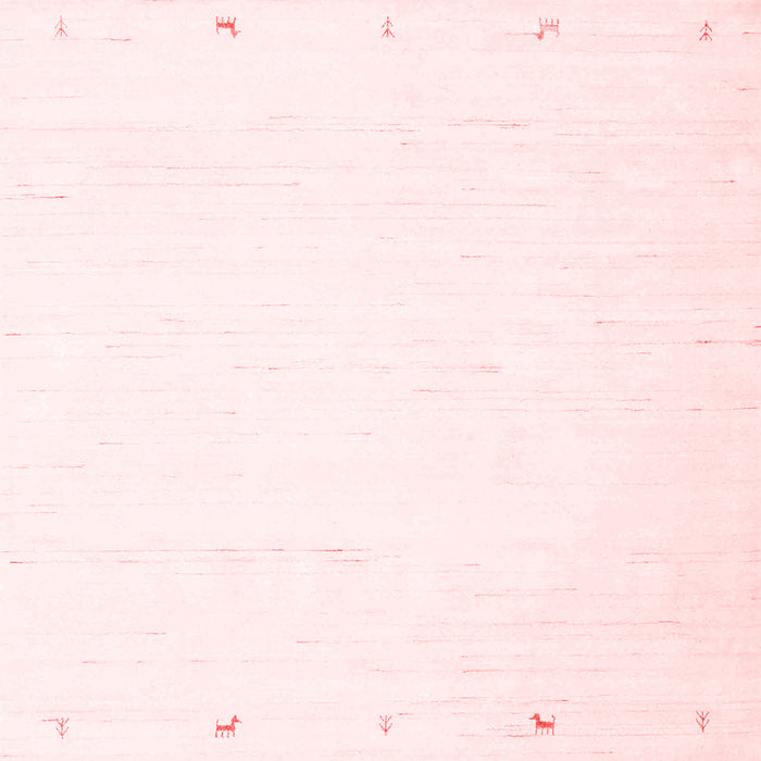 Solid Red Modern Area Rugs