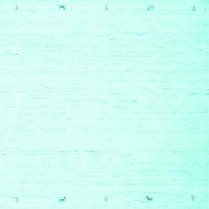 Solid Turquoise Modern Rug, con889turq