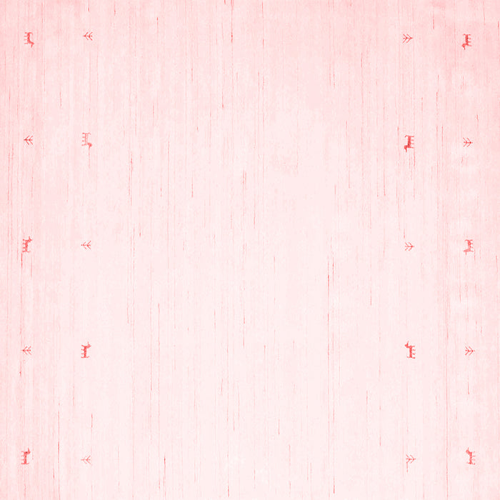 Solid Red Modern Rug, con889red