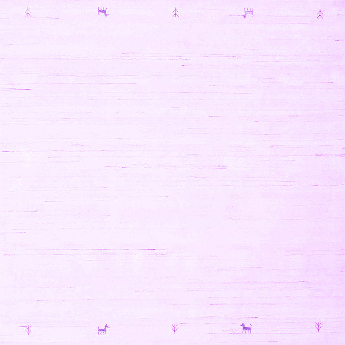 Solid Purple Modern Rug, con889pur