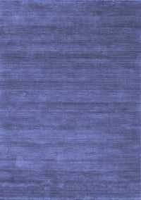 Abstract Blue Contemporary Rug, con88blu