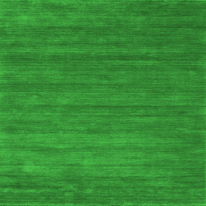 Serging Thickness of Abstract Green Contemporary Rug, con88grn