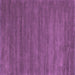 Square Abstract Purple Contemporary Rug, con88pur