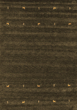 Abstract Brown Contemporary Rug, con890brn