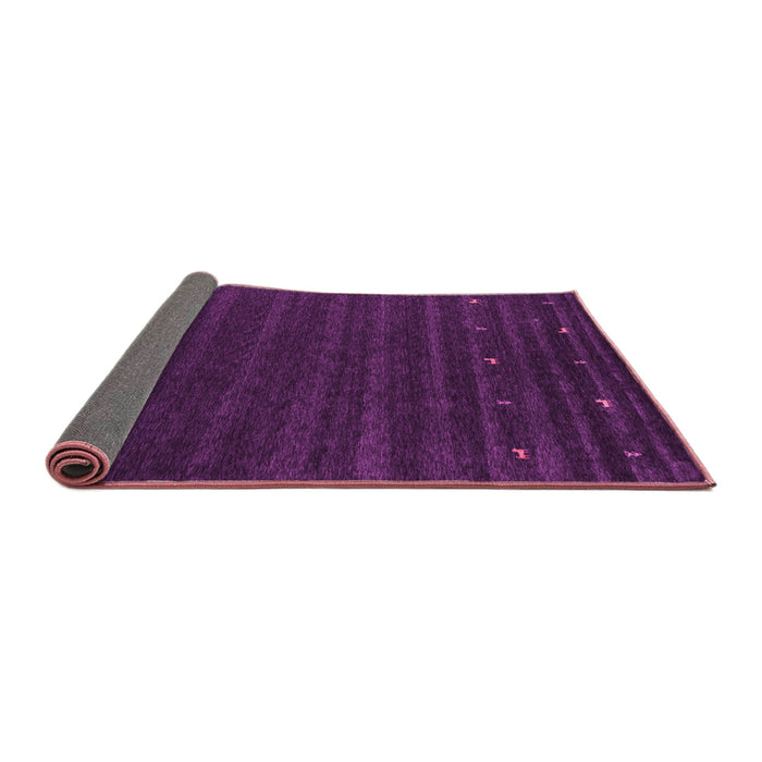 Sideview of Abstract Pink Contemporary Rug, con890pnk