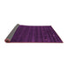 Sideview of Abstract Pink Contemporary Rug, con890pnk