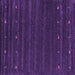Square Machine Washable Abstract Purple Contemporary Area Rugs, wshcon890pur