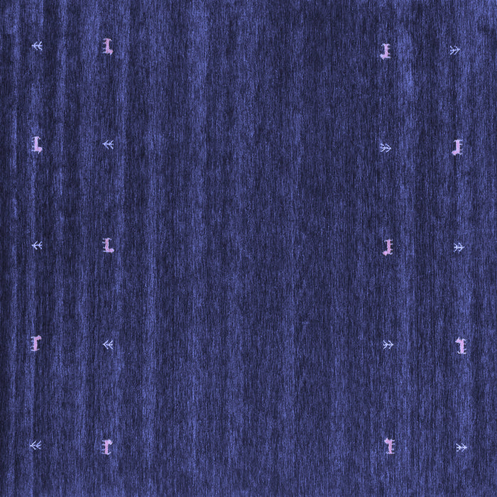 Square Machine Washable Abstract Blue Contemporary Rug, wshcon890blu