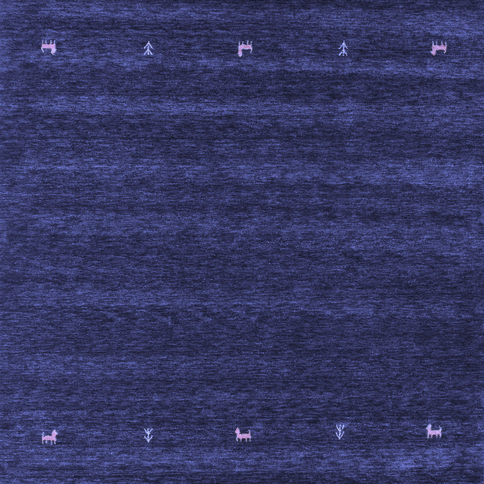 Abstract Blue Contemporary Rug, con890blu