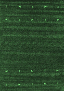 Abstract Emerald Green Contemporary Rug, con890emgrn