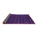 Sideview of Abstract Purple Contemporary Rug, con890pur