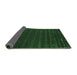 Sideview of Abstract Emerald Green Contemporary Rug, con890emgrn