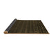 Sideview of Abstract Brown Contemporary Rug, con890brn