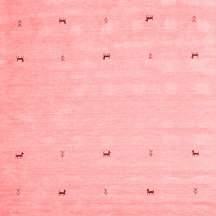 Solid Red Modern Rug, con891red