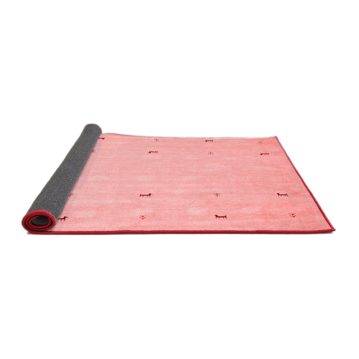 Solid Red Modern Area Rugs