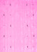 Machine Washable Solid Pink Modern Rug, wshcon891pnk