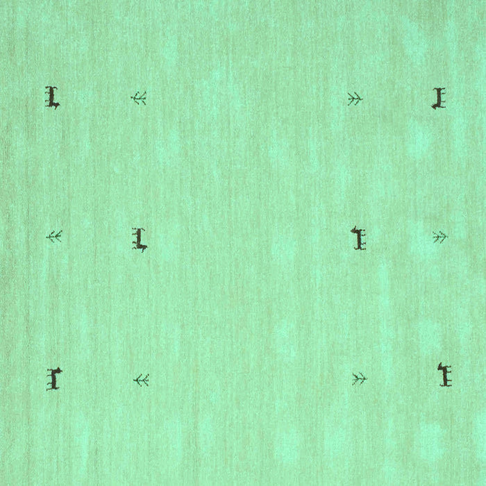 Solid Turquoise Modern Rug, con891turq