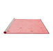 Modern Red Washable Rugs