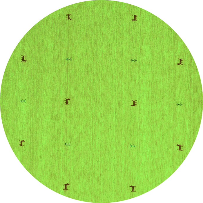 Machine Washable Abstract Green Contemporary Area Rugs, wshcon892grn