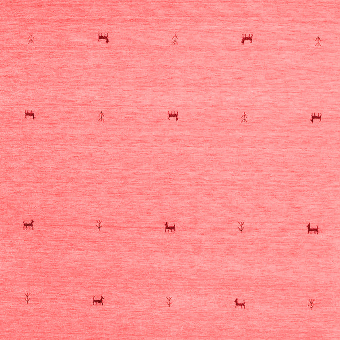 Machine Washable Abstract Red Contemporary Rug, wshcon892red