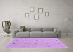 Machine Washable Abstract Blue Contemporary Rug in a Living Room, wshcon892blu