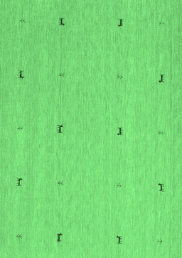 Abstract Emerald Green Contemporary Rug, con892emgrn