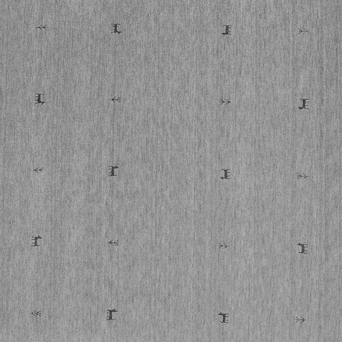 Round Machine Washable Abstract Gray Contemporary Rug, wshcon892gry