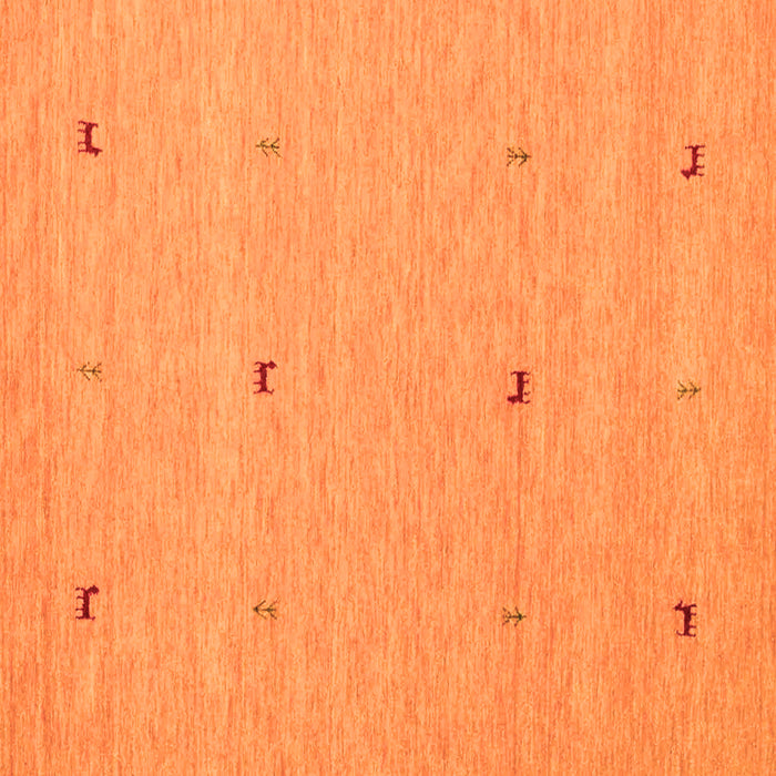 Abstract Orange Contemporary Rug, con892org