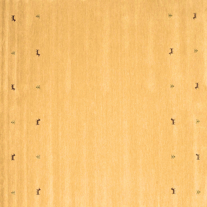 Square Solid Brown Modern Rug, con893brn