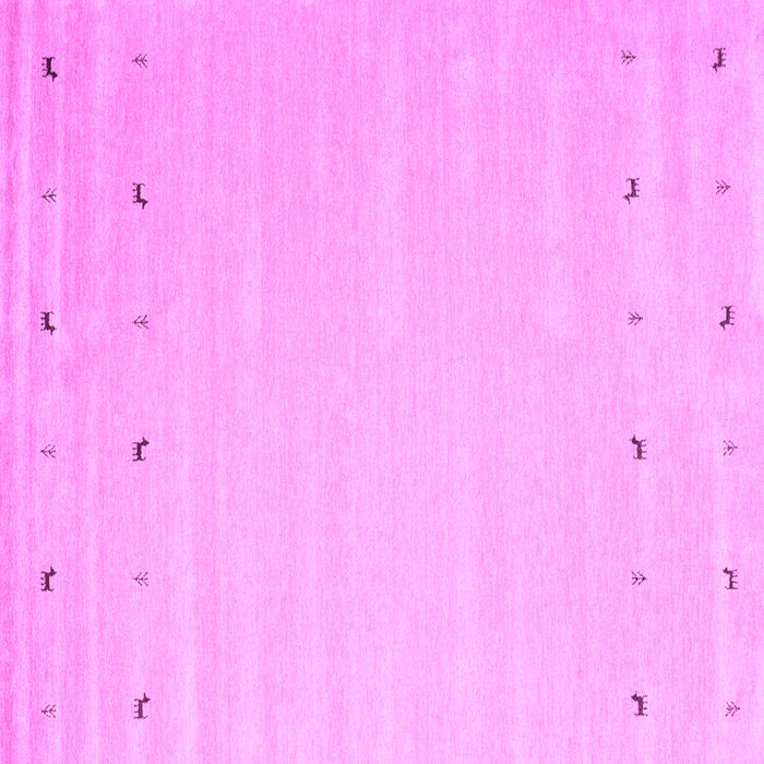 Square Solid Purple Modern Rug, con893pur