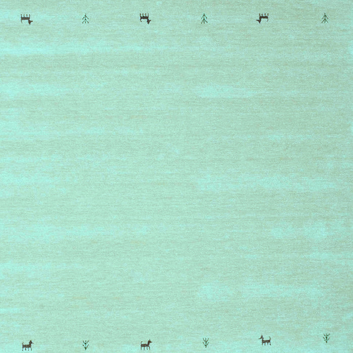 Solid Light Blue Modern Rug, con893lblu