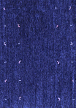 Abstract Blue Contemporary Rug, con895blu