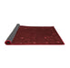 Abstract Red Contemporary Area Rugs