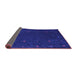 Sideview of Abstract Purple Contemporary Rug, con895pur