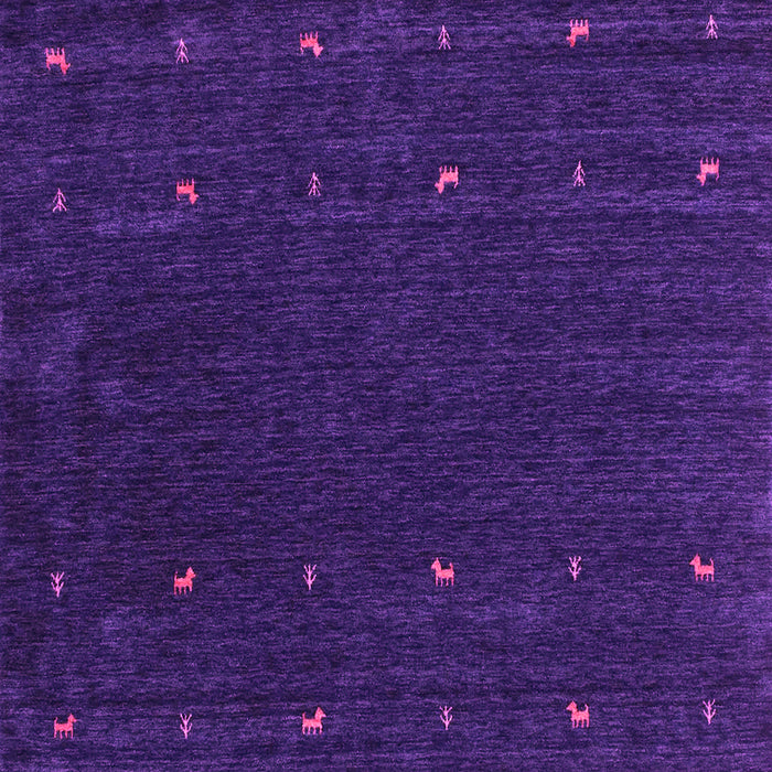 Square Machine Washable Abstract Pink Contemporary Rug, wshcon895pnk