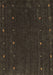 Abstract Brown Contemporary Rug, con895brn