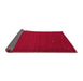 Sideview of Abstract Pink Contemporary Rug, con896pnk