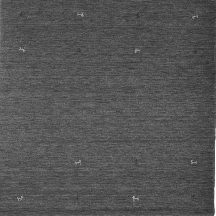 Serging Thickness of Abstract Gray Contemporary Rug, con896gry