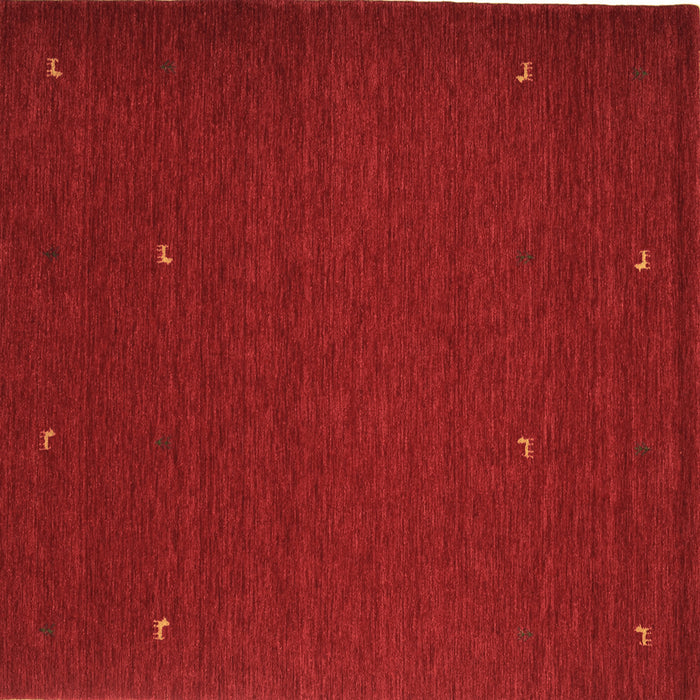 Square Abstract Brown Contemporary Rug, con896brn