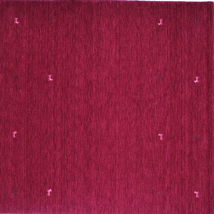 Square Machine Washable Abstract Purple Contemporary Area Rugs, wshcon896pur