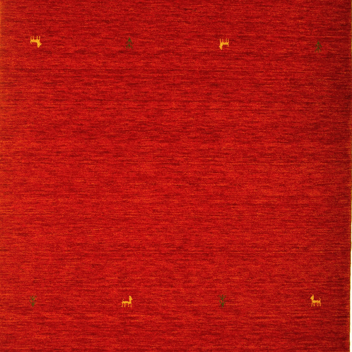 Abstract Yellow Contemporary Rug, con896yw