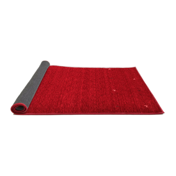 Abstract Red Contemporary Area Rugs