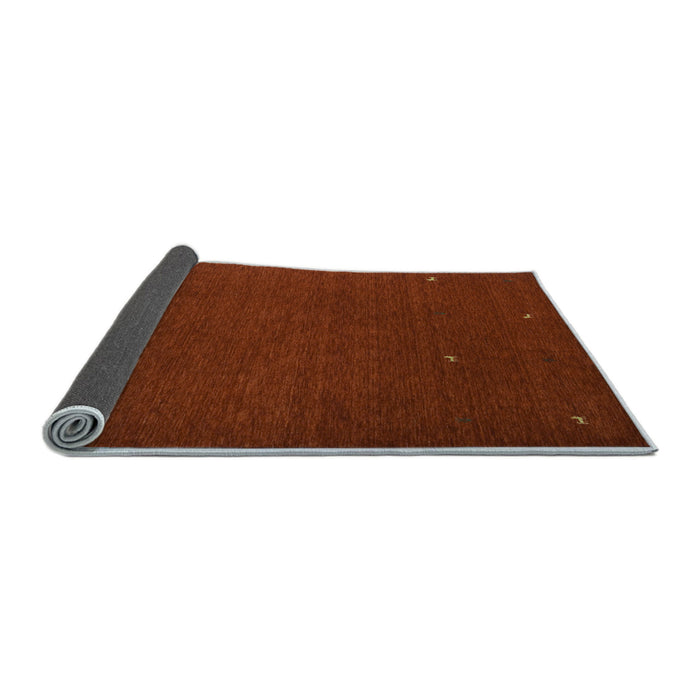 Sideview of Abstract Light Blue Contemporary Rug, con896lblu