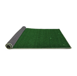 Sideview of Abstract Emerald Green Contemporary Rug, con896emgrn