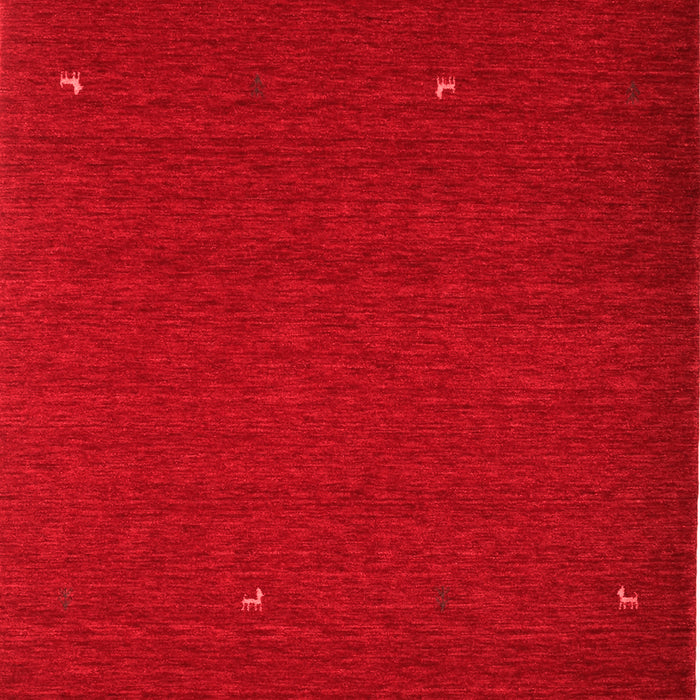 Abstract Red Contemporary Area Rugs