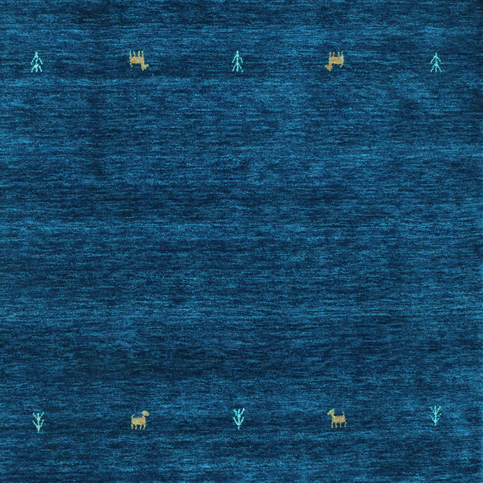 Abstract Light Blue Contemporary Rug, con897lblu